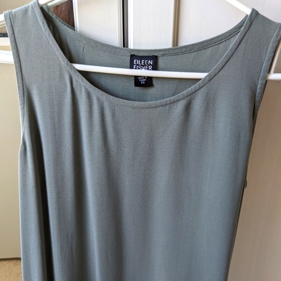 Eileen Fisher Midi Tank silk dress - Picture 2 of 6